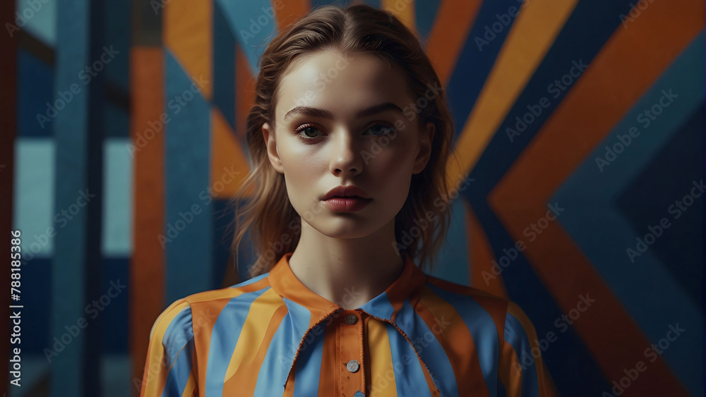 Enchanting world of art with professional fashion photography with stunning models