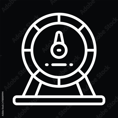 casino lottery game icon vector