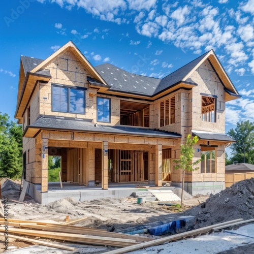 Constructing a new home requires meticulous planning, skilled labor, and quality materials to ensure durability and functionality.