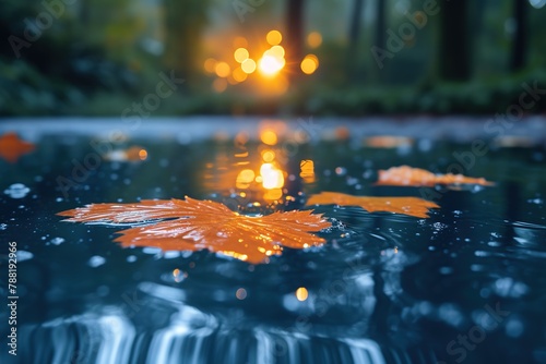 water wet rain drop background liquid nature reflection light abstract texture night blurred weather