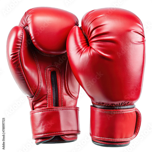 red boxing gloves