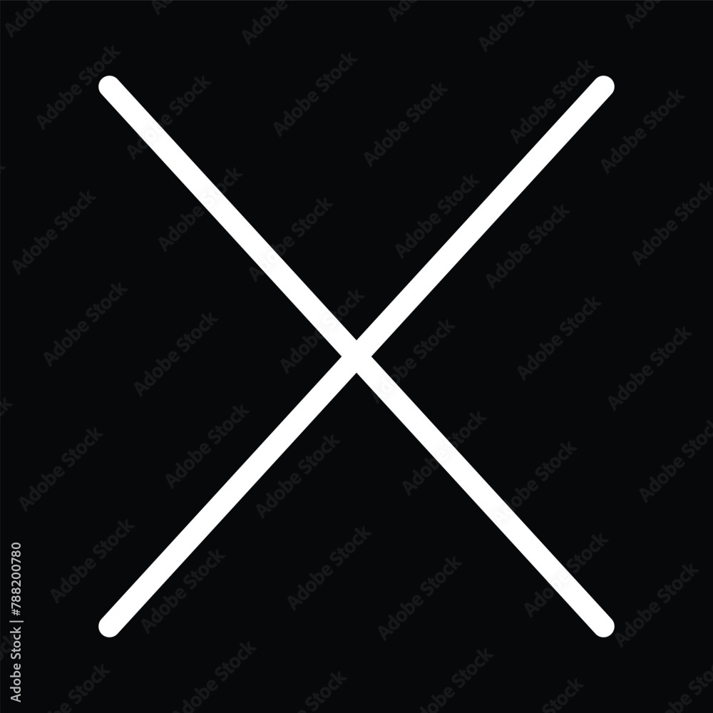 cross icon vector outline design cross icon vector outline design