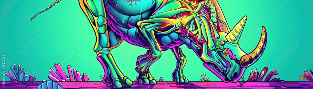 A Hologram Flickers In The Body Of A Mammal Casting An Ethereal Glow a-hologram-flickers-in-the-body-of-a-mammal-casting-an-ethereal-glow