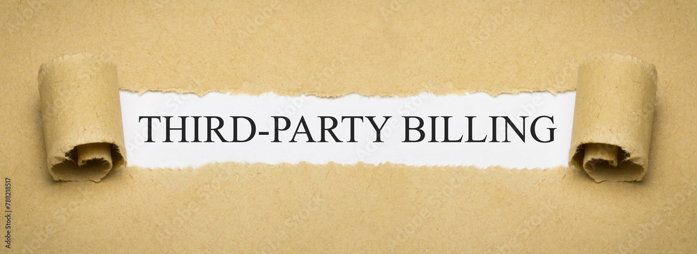 Third-Party Billing - obrazy, fototapety, plakaty 