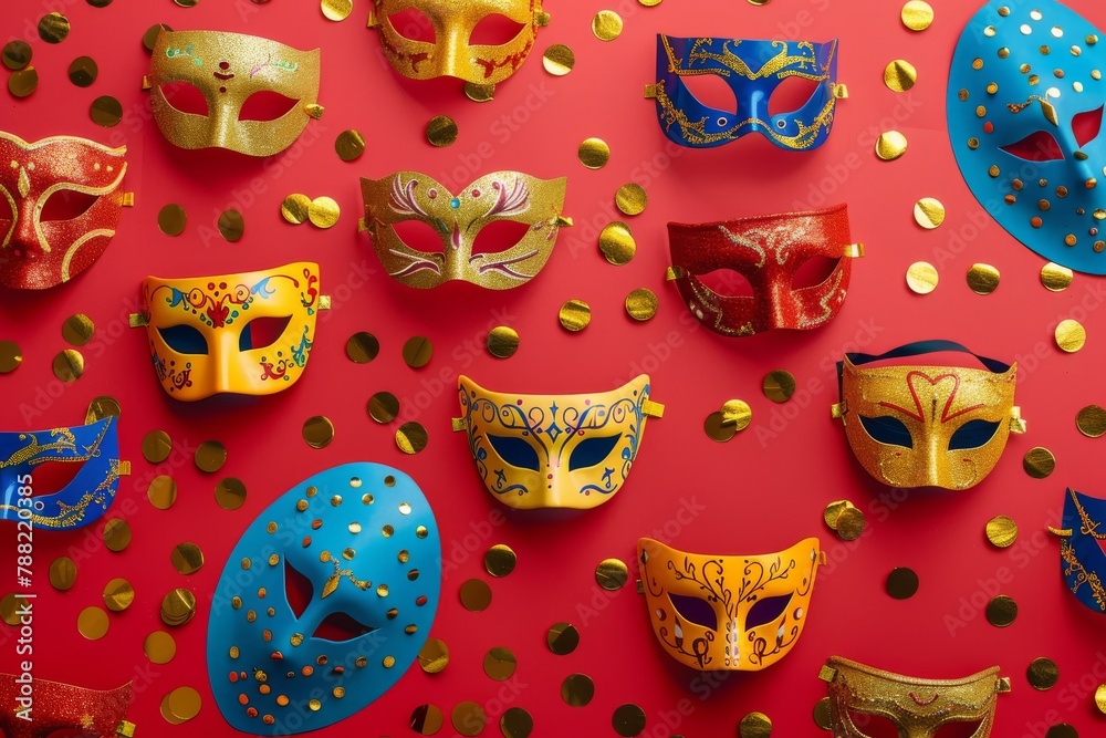 A Theatrical Celebration of Festivity: Explore Elaborate Costumes and Vibrant Atmospheres at Masked Balls and Carnival Themes