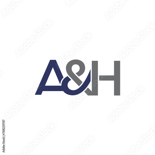 A&H Letters Logo Vector 001