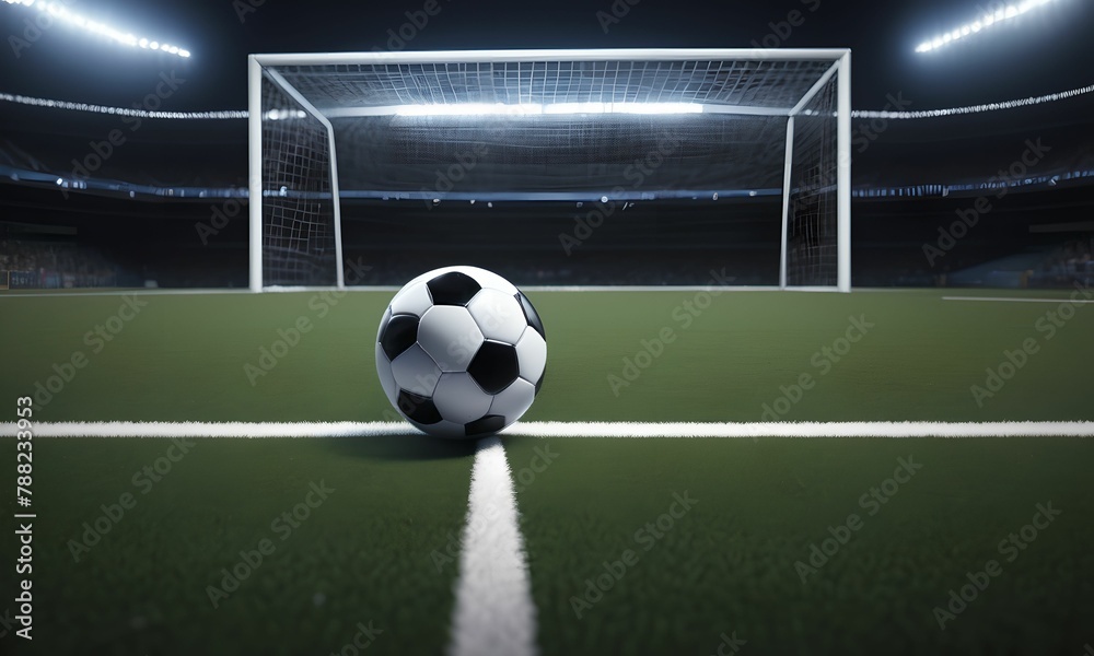 wallpaper representing a single ball on the lawn with the stands in the background. The presence alone of this ball suggests the impatience of the supporters for the return of the actors