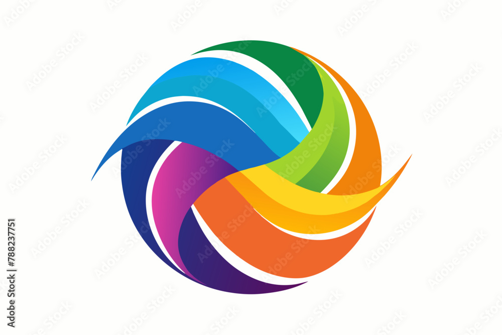 As colors blend and separate, the logo becomes a canvas for the imagination As colors blend and separate, the logo becomes a canvas for the imagination