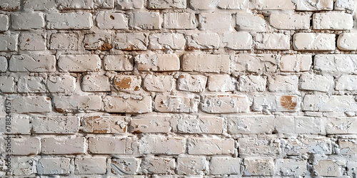 Texture of a white brick wall. Old brick