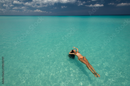 cuba  vacation in cuba  swimming in the ocean  tropics  swimming in the caribbean sea  water recreation  travel  vacation
