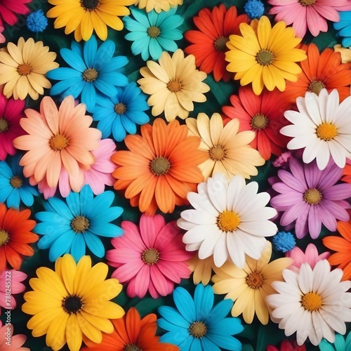 Wallpaper of colorful flowers...