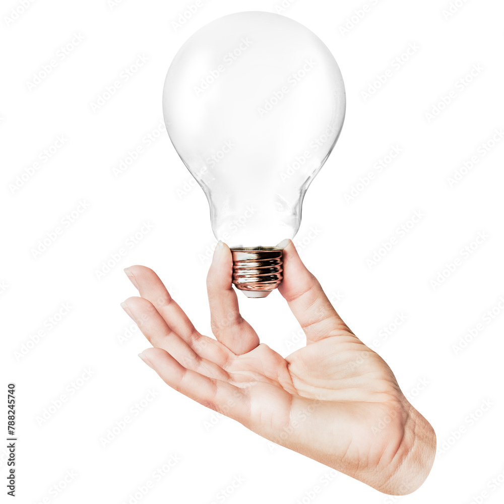 Empty light bulb png sticker, transparent background Empty light bulb png sticker, transparent background