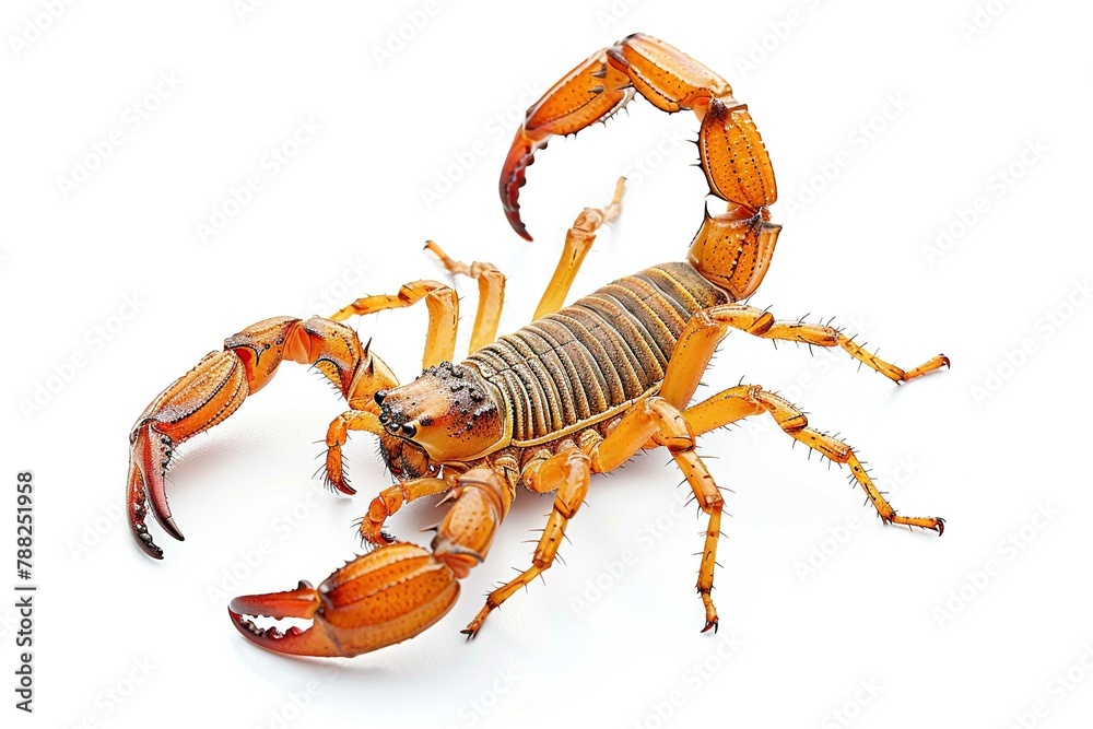 Scorpion, Isolated on white Scorpion, Isolated on white