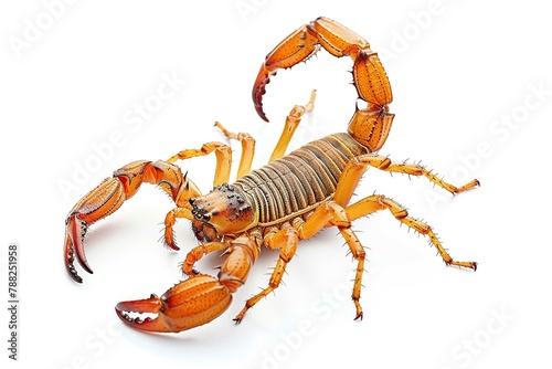 Scorpion, Isolated on white