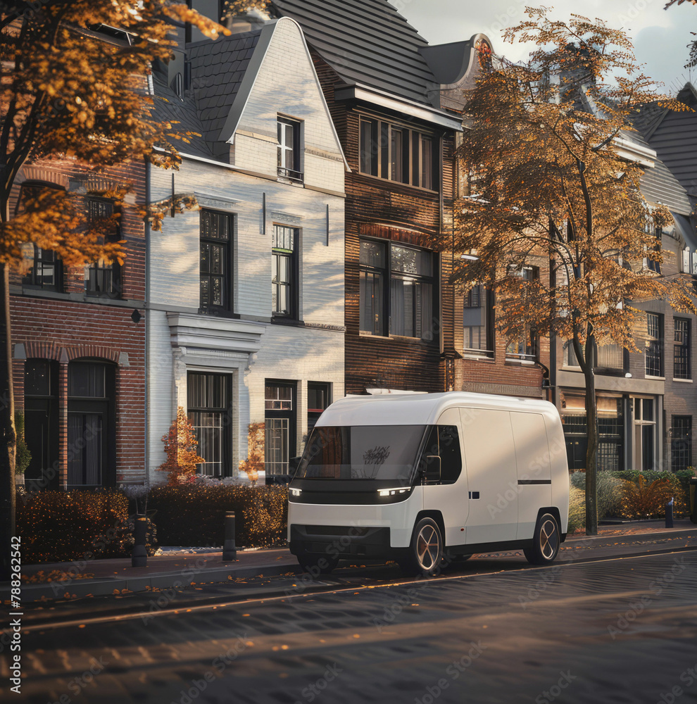 Electric Delivery Van for Sustainable Logistics
