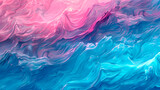 A pixel art painting depicting a fluid pink and purple wave. The artwork captures the beauty of a wind wave on the body of water, showcasing the artistic representation of a geological phenomenon.