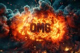 Design a series of social media posts featuring the OMG explosion, with different captions or hashtags to engage viewers and create buzz 8K , high-resolution, ultra HD,up32K HD