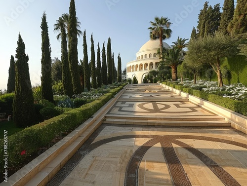The Terraces of the Bah?'? Faith in Haifa, a modern architectural wonder in Israel photo