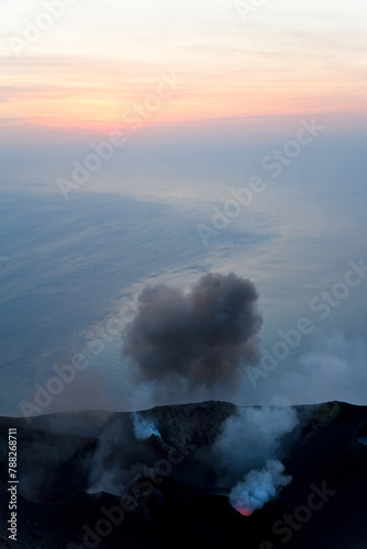 Stromboli Volcano, Stromboli Island, Aeolian Islands, Sicily, Italy