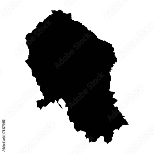 Map of the Province of a Cordoba, administrative division of Spain. Vector illustration.