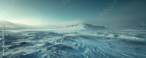 Simplicity of a tundra horizon.