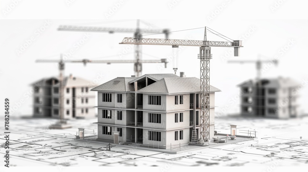 The concept of building and architectural construction contracting