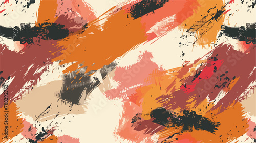 Abstract seamless pattern with stains smudges paint