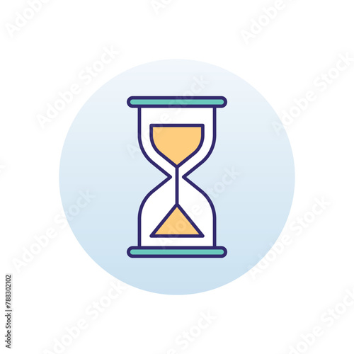 Hourglass vector icon