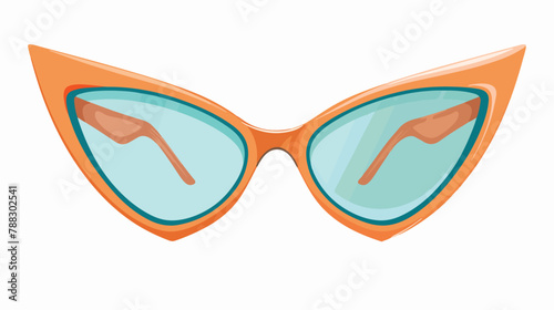 Cat eyes sunglasses. Fashion summer sun glasses. Women photo