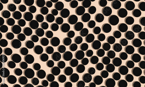 Coffee  Geometric pattern. Abstract seamless pattern. AI generated.