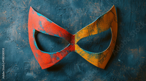 Superhero mask, cut out 