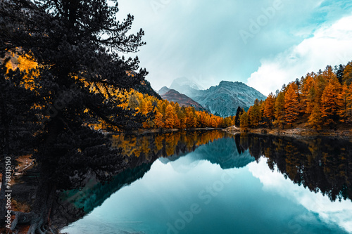 Palpuognasee in der Albularegion, Graubünden photo