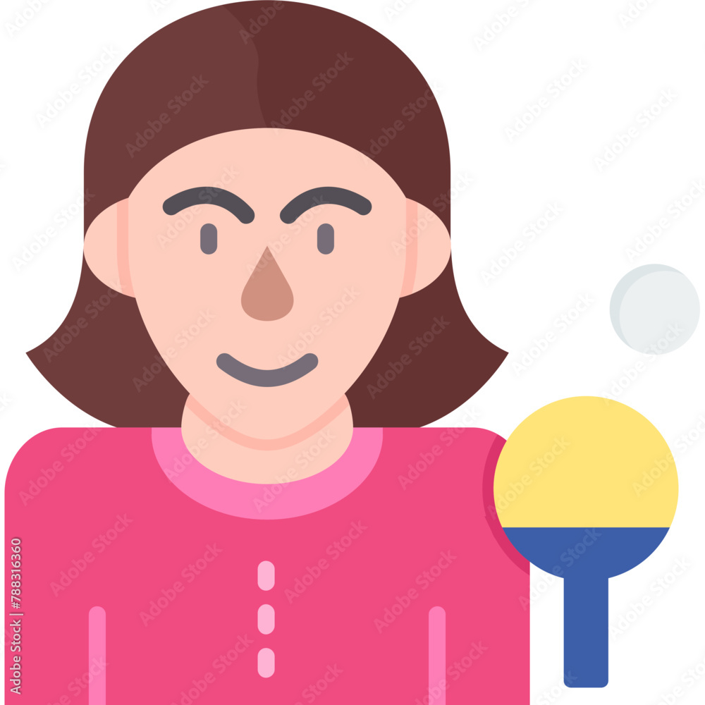 Obraz premium Table Tennis Icon