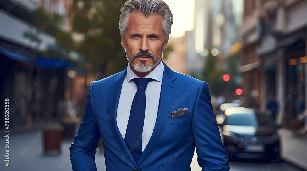 Handsome and elegant man in suit Handsome and elegant man in suit