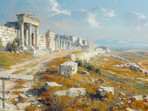 Laodicea on the Lycus, an ancient city in Turkey known for its early Christian church photo