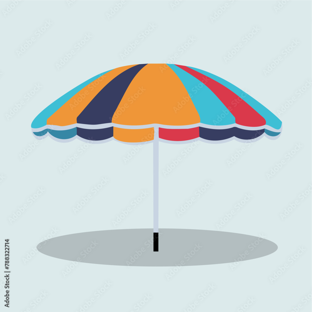vector flat Beach umbrella fo... vector flat Beach umbrella fo...