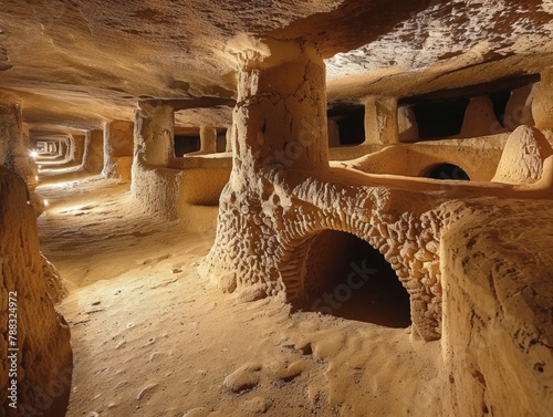 Derinkuyu, ancient underground city in Turkey