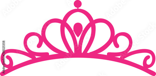 Tiara Queen Princess Crown SVG Cut File for Cricut and Silhouette, EPS Vector, PNG , JPEG , Zip Folder