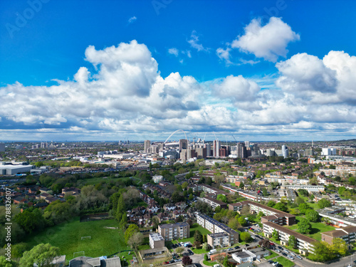 Slika na platnu Aerial View of Central Wembley London City of England Great Britain