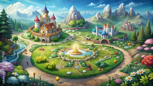 Royal Quests and Curious Delights  A Fairytale Map for All