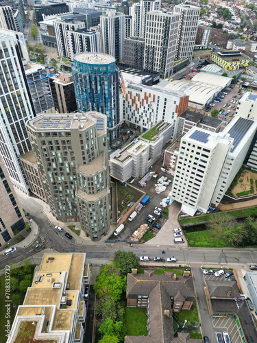 Cuadro en lienzo Aerial View of Central Wembley London City of England Great Britain