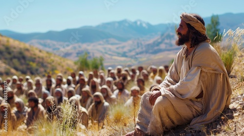 Jesus Begins His Ministry Biblical time photo