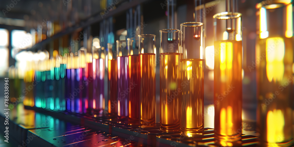 Spectrum of Scientific Solutions, Colorful Chemical Research Spectrum of Scientific Solutions, Colorful Chemical Research