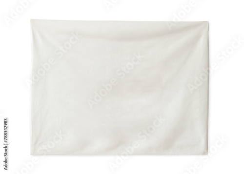 Fabric wall tapestry png mockup with design space