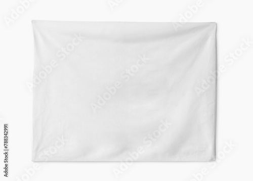 Fabric wall tapestry png mockup with design space
