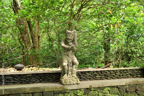 Monkey Forest in Ubud  Bali  Indonesia