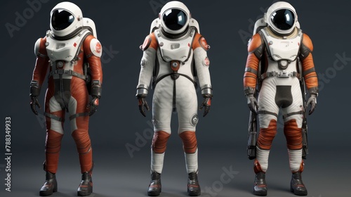Next-generation spacesuits with advanced mobility AI generated