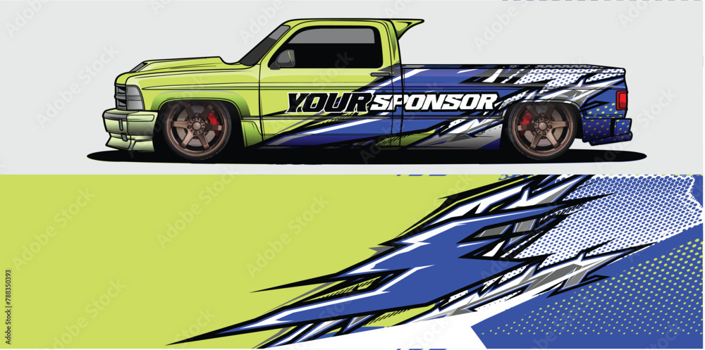 Premium Vector Templates for Car Wraps: Drive with Style