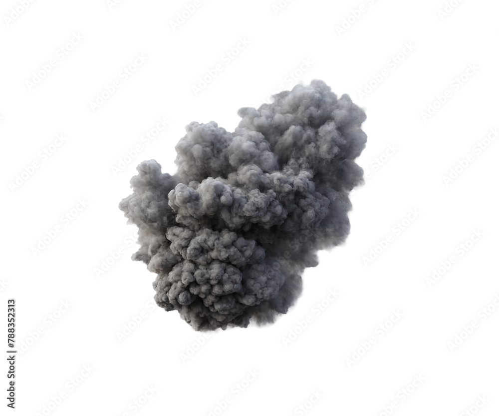black grey Smoke on transparent background black grey Smoke on transparent background