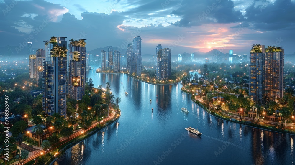 Obraz premium smartcity